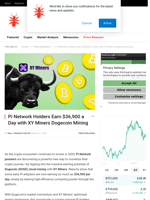 Pi Network Holders Earn $36,900 a Day with XY Miners Dogecoin Mining - NullTX