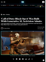 ‘Call of Duty: Black Ops 6’ Was Built With Generative AI, Activision Admits - Decrypt
