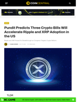 Pundit Predicts Three Crypto Bills Will Accelerate Ripple and XRP Adoption in the US