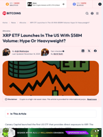 XRP ETF Launches: Hype Or Heavyweight?