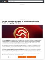 SEI Coin Targets $2 Breakout as Analysts Project 800% Upside in Ongoing Bull Cycle - Brave New Coin