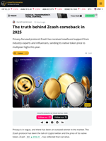 The truth behind Zcash comeback in 2025