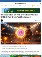 Uniswap Takes Off with a 19% Rally: Will the UNI Bull Run Break Past Resistance?