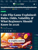 Coin Flip Game Explained: Rules, Odds, Volatility & What Beginners Should Know in 2026 - Crypto Daily