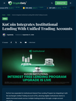 KuCoin Integrates Institutional Lending With Unified Trading Accounts - Crypto Daily