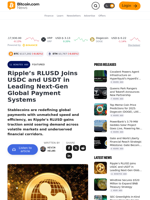 Ripple’s RLUSD Joins USDC and USDT in Leading Next-Gen Global Payment Systems – Featured Bitcoin News