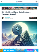 XRP Price Moves Higher—But Is This Just a Temporary Bounce?