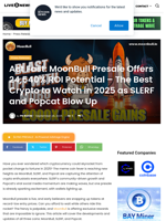 Act Fast: MoonBull Presale Offers 24,540% ROI Potential - The Best Crypto to Watch in 2025 as SLERF and Popcat Blow Up | Live Bitcoin News