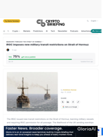 IRGC imposes new military transit restrictions on Strait of Hormuz