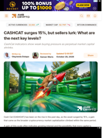CASHCAT surges 15%, but sellers lurk: What are the next key levels? - AMBCrypto