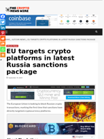 EU targets crypto platforms in latest Russia sanctions package - The Crypto News Wire