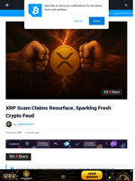 XRP Scam Claims Resurface, Sparking Fresh Crypto Feud