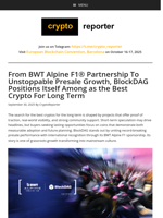 BlockDAG Leads $415M Presale With BWT Alpine F1® Backing