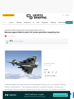 Mossad agent killed in joint US-Israel operation targeting Iran