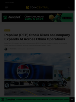 PepsiCo (PEP) Stock Rises as Company Expands AI Across China Operations - CoinCentral