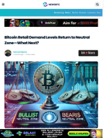 Bitcoin Retail Demand Levels Return to Neutral Zone—What Next?
