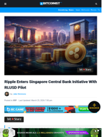 Ripple Enters Singapore Central Bank Initiative With RLUSD Pilot