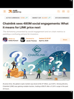 Chainlink sees 480M social engagements: What it means for LINK price next - AMBCrypto