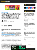 Coinbase Ventures-Backed Supra Offers $1M Bounty to Beat Its Parallel EVM Execution Engine
