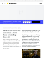 The Next Ethereum Will Come From a Dorm Room (or a College Dropout)