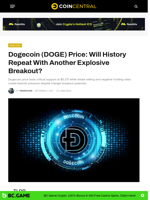 Dogecoin (DOGE) Price: Will History Repeat With Another Explosive Breakout? - CoinCentral