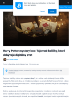 Harry Potter mystery box: Balíčky, ktoré dobíjajú internet