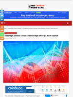 Allbridge pauses cross-chain bridge after $1.65M exploit - The Crypto News Wire