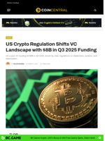 US Crypto Regulation Shifts VC Landscape with $8B