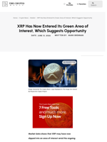 XRP Has Now Entered Its Green Area of Interest, Which Suggests Opportunity
