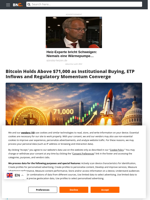 Bitcoin Holds Above $71,000 as Institutional Buying, ETP Inflows and Regulatory Momentum Converge - Brave New Coin