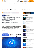 Circle Highlights USDC as Most Trusted Stablecoin in Regulated Financial Markets – Featured Bitcoin News