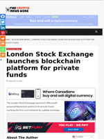 London Stock Exchange launches blockchain platform for private funds - The Crypto News Wire
