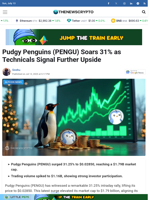 Pudgy Penguins (PENGU) Soars 31% as Technicals Signal Further Upside
