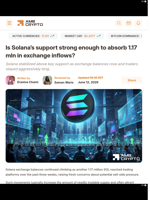 Is Solana’s support strong enough to absorb 1.17 mln in exchange inflows? - AMBCrypto