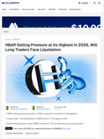 HBAR Selling Peaks in 2026 — Are Long Traders at Risk?