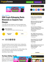 $8M Crypto Kidnapping Rocks Minnesota as Suspects Face Charges