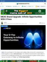 MEXC Brand Upgrade: Infinite Opportunities With 0 Fees