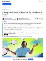 3 Made in USA Coins to Watch This Week
