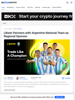 LBank Partners with Argentine National Team as Regional Sponsor