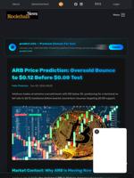 ARB Price Prediction: Oversold Bounce to $0.12 Before $0.08 Test - Blockchain.News