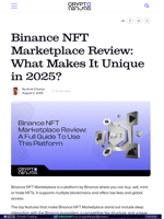 Binance NFT Marketplace Review: What Makes It Unique in 2025?