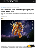 Stellar’s 184% RWA Market Cap Surge Lights a Fire Under XLM - DailyCoin