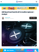 XRP Must Push Past $3.40 To Confirm Uptrend - Analyst