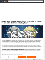 Grok's Cardano Price Prediction for Uptober: $1 in Sight? $SNORT as Best Crypto to Buy Now