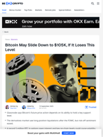 Bitcoin May Slide Down to $105K, If It Loses This Level - BeInCrypto