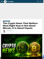 The Crypto News That Matters Most Right Now Is Not About Bitcoin, It Is About Pepeto - TechBullion