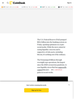 Why Did The Fed Inject Massive $29.4B in Liquidity And What Does it Mean For BTC