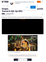 Dogecoin Crushing 6-Year Ultra Bearish Trend in Q3, Up 53%