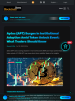 Aptos (APT) Surges in Institutional Adoption Amid Token Unlock Event: What Traders Should Know - Blockchain.News