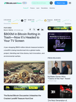$800M in Bitcoin Rotting in Trash—Now It's Headed to Your TV Screen – Featured Bitcoin News